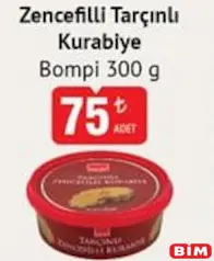 BOMPİ ZENCEFİLLİ TARÇINLI KURABİYE 300 G fiyat ve kampanya bilgisi